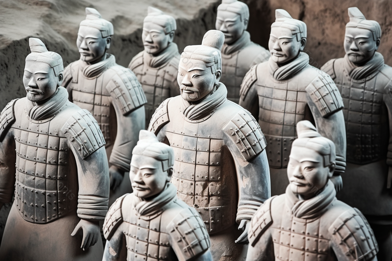 西安古代雕刻石像建筑秦始皇兵马俑摄影,高清,摄影图,摄影图片,图片大全,摄影图免费下载